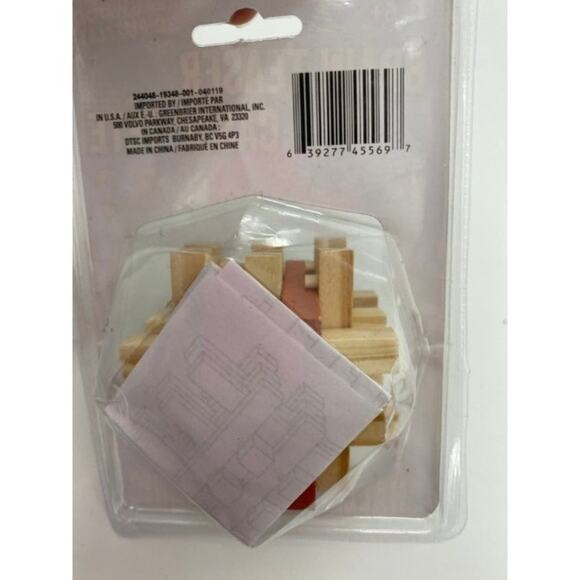 Brain Teaser 3D Wooden Puzzle Toy NEW Kids Adults Fun Thinking Game - Picture 3 of 5